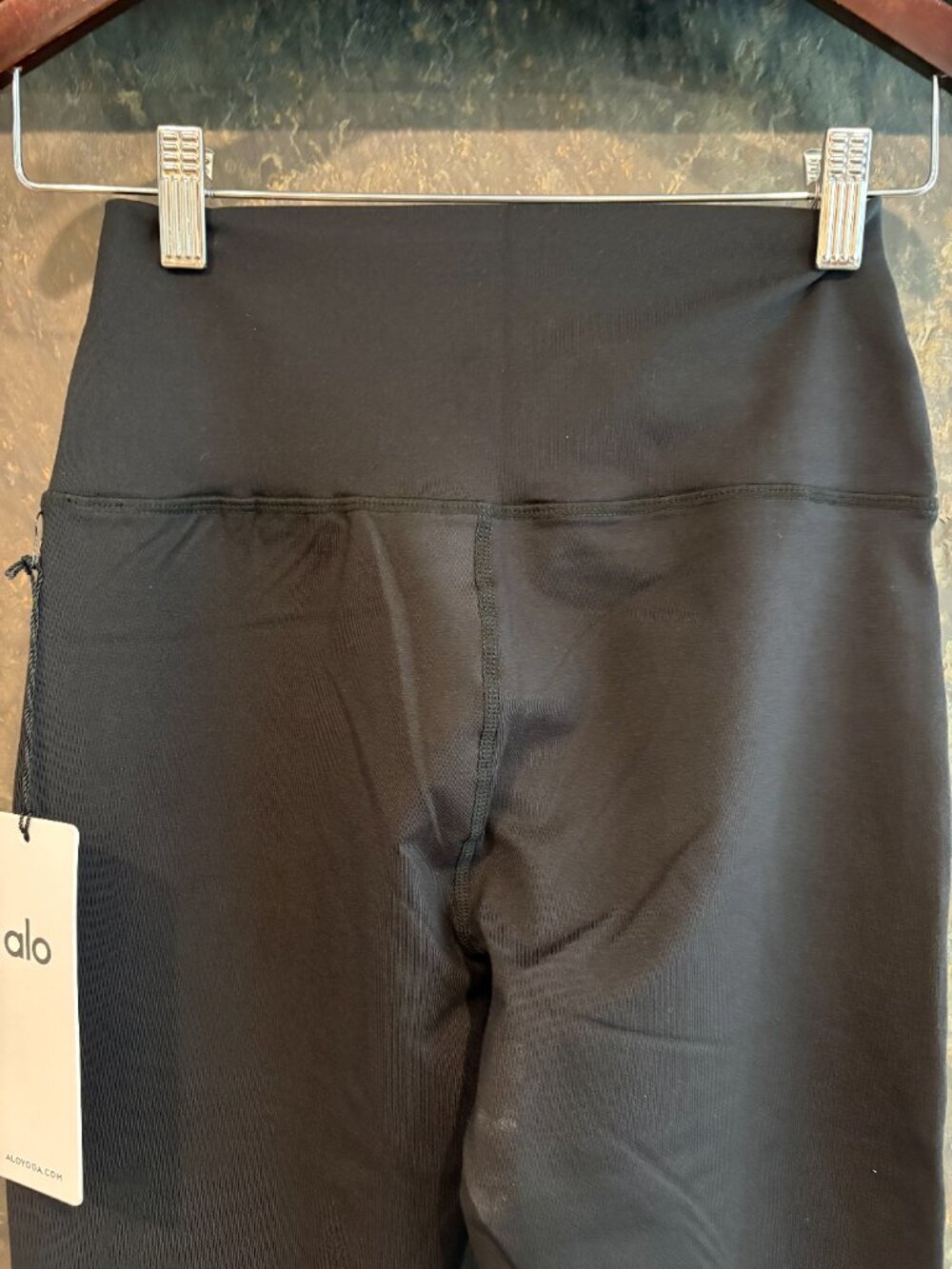 NWT Airbrush High-Waist Black Full Bootcut Legging Yoga Pants, Small - Picture 4 of 10